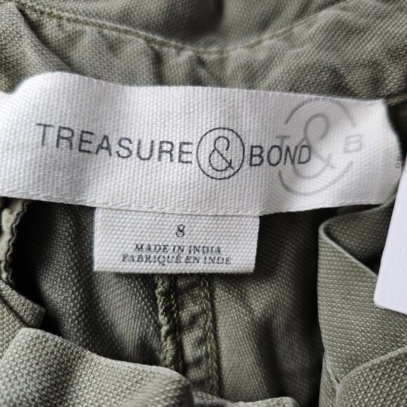 Treasure & Bond High Waist Belted Waist Trousers - Picture 3 of 12